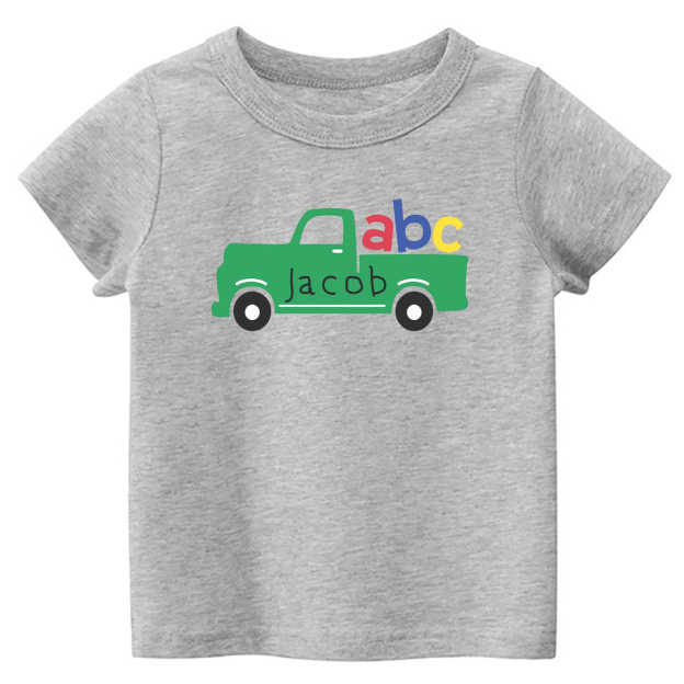 Truck-abc Personalized School Shirt