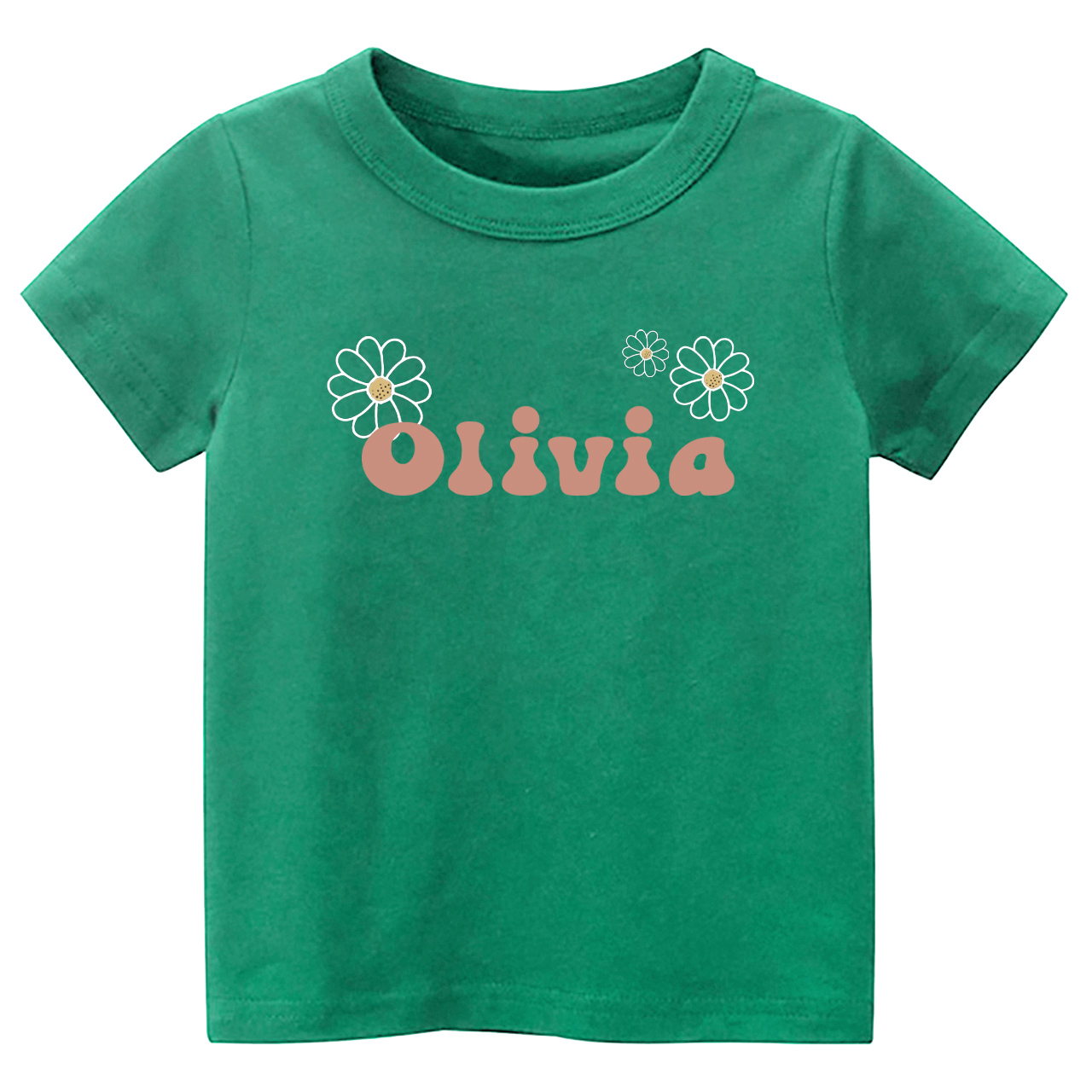 Personalized Girls Daisy Name Toddler Shirt