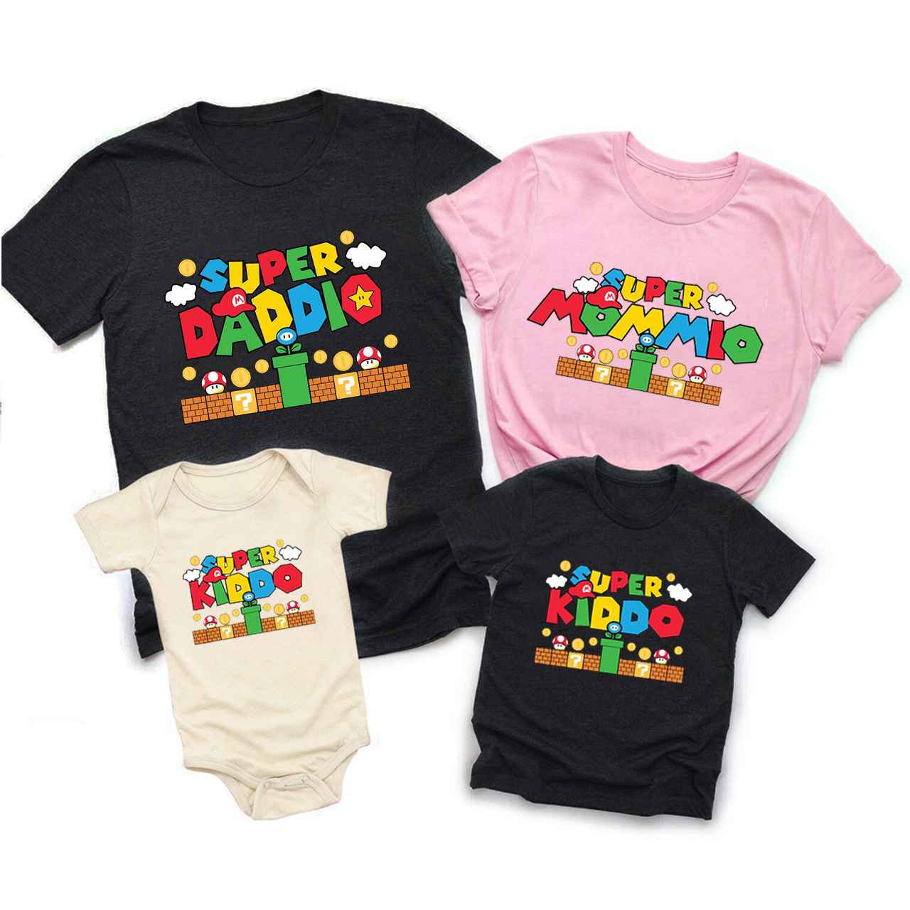Super Family Game Matching Tees