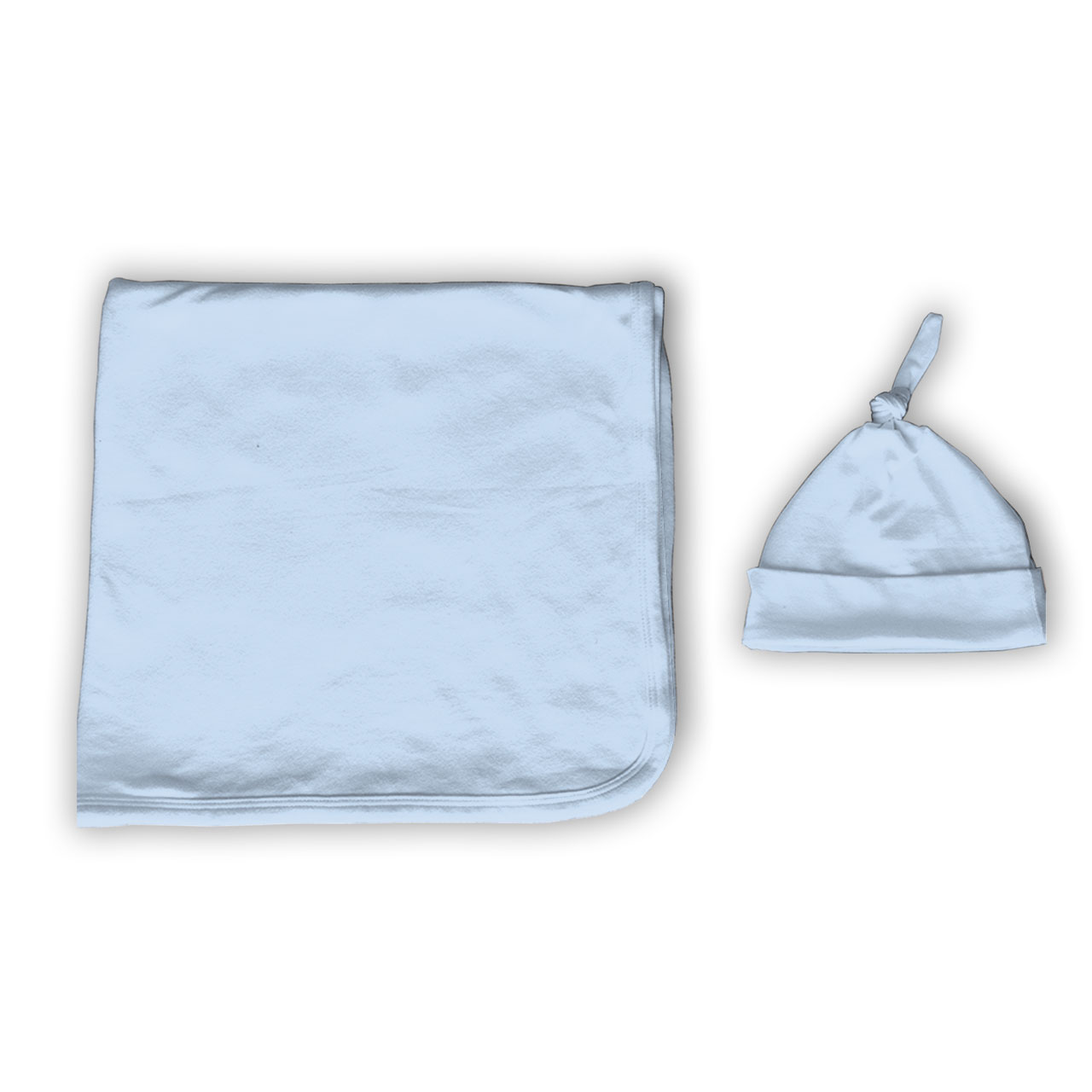 Elegant Light Blue Hospital Swaddle&Hat Set SaleBeepumpkin™