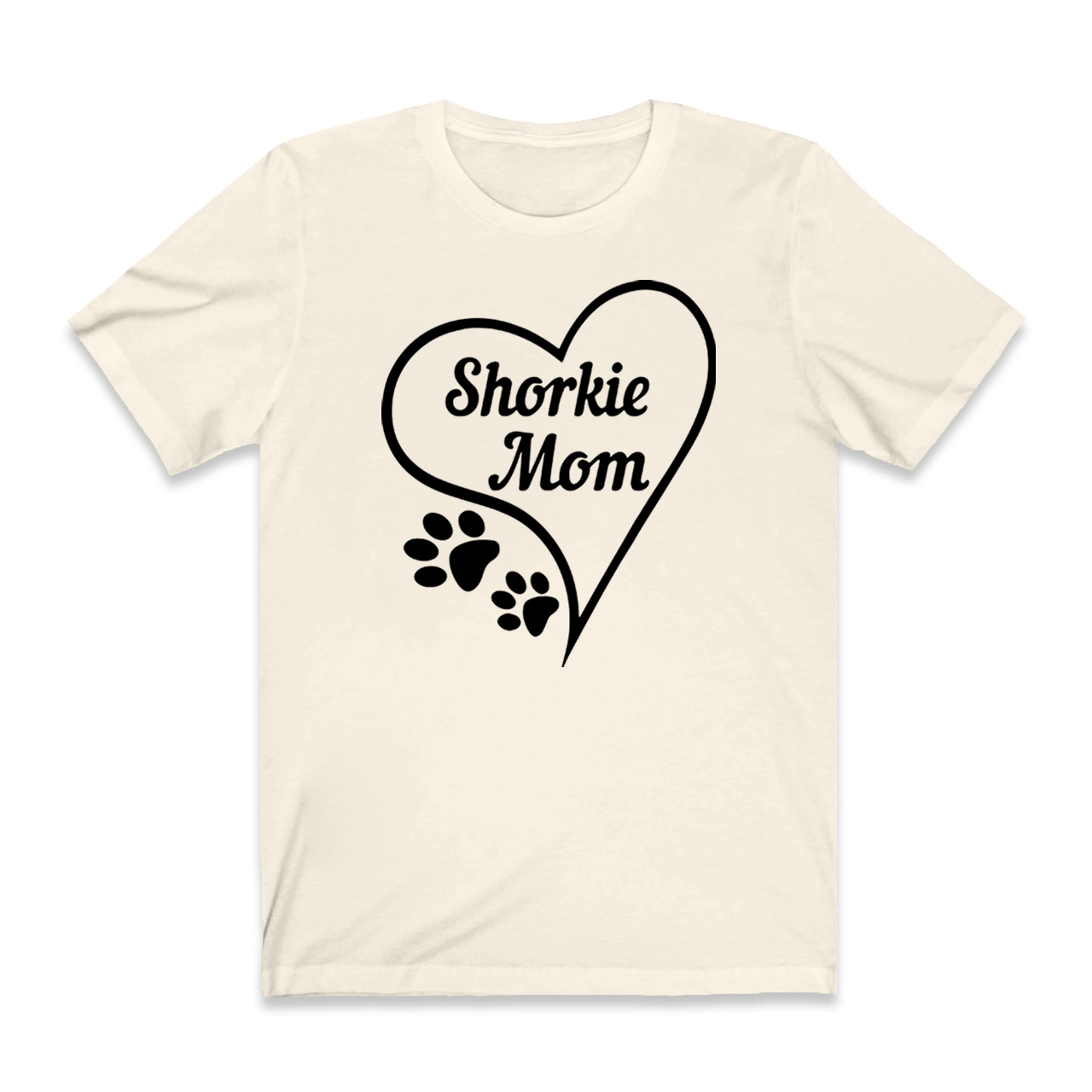 Shorkie Dog Print Mom Shirt