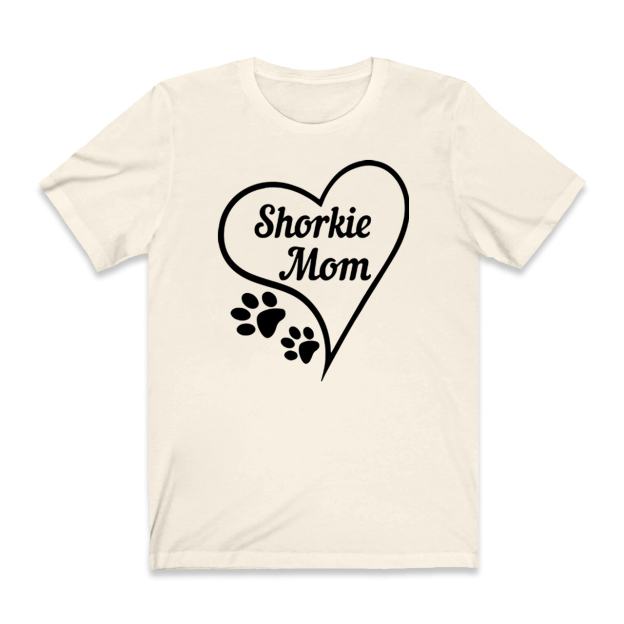 Shorkie Dog Print Mom Shirt