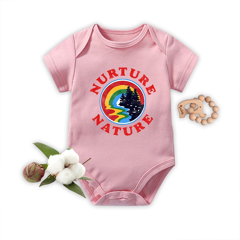 Nurture Nature Earth Day Baby Bodysuit