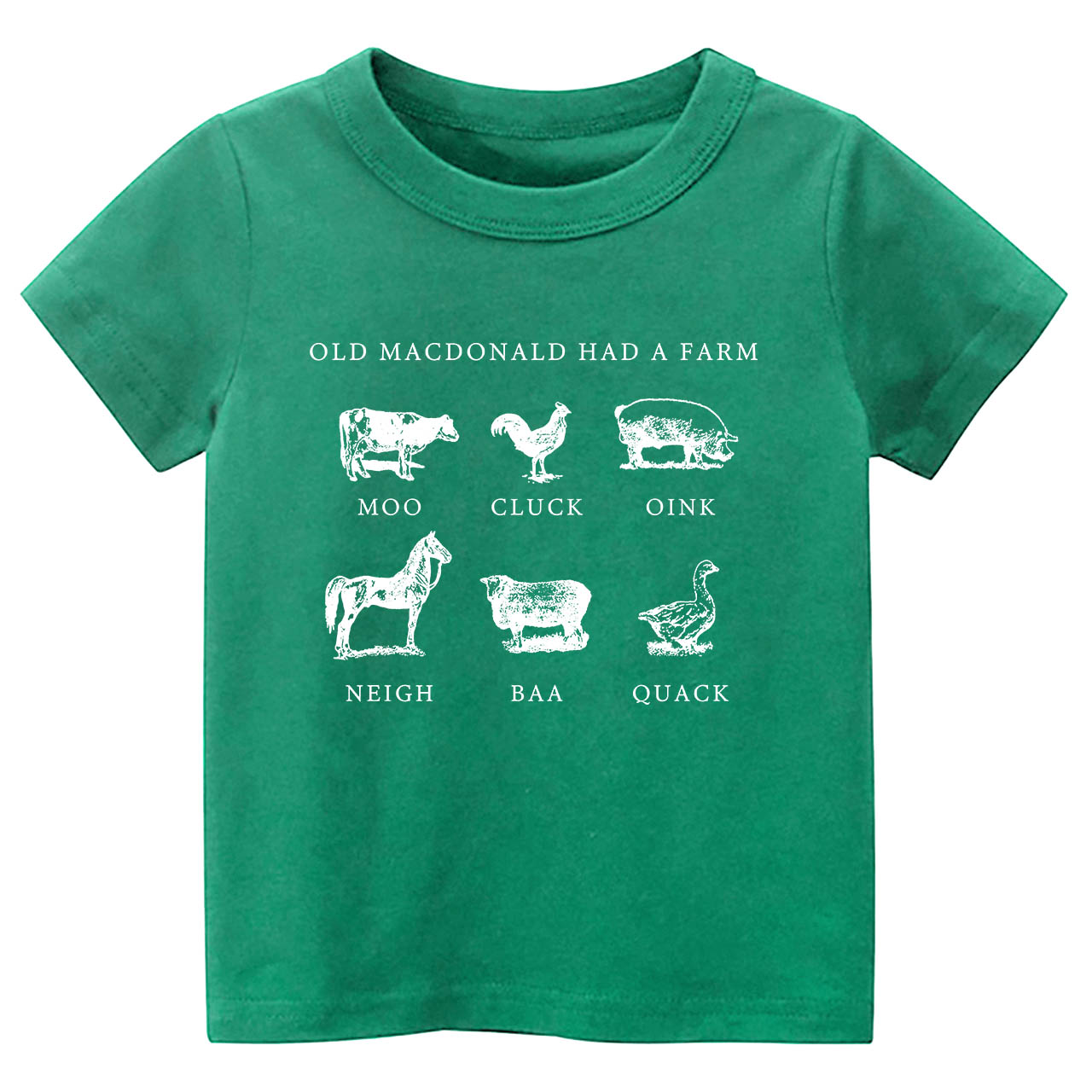Had a Farm Kids Retro Natural T-Shirt 