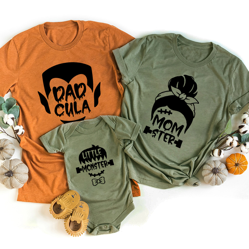 Monster Halloween Family Matching Shirts