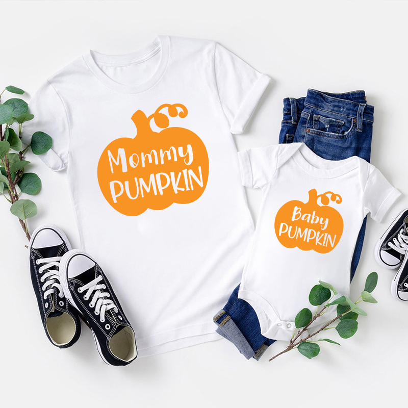 Halloween Family Pumpkin Matching Shirts
