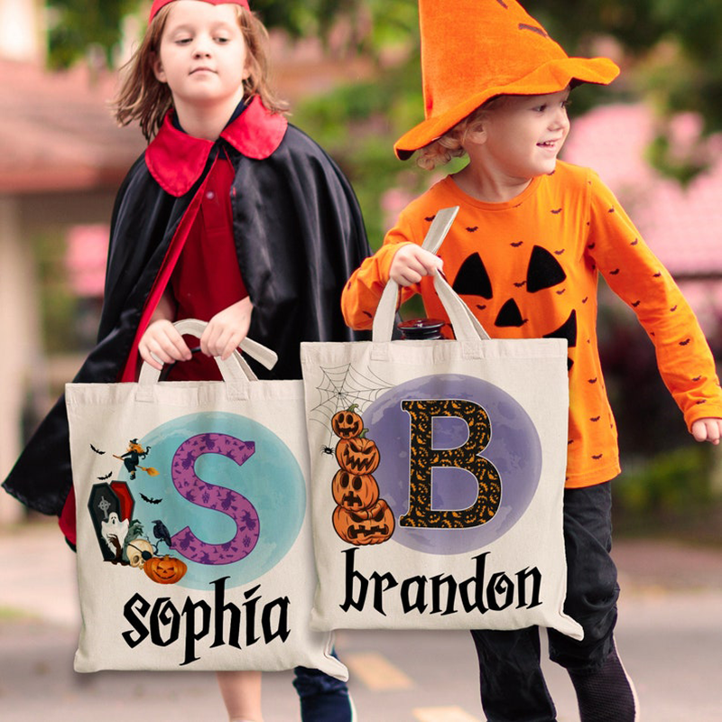 Custom Halloween Tote Bags For Kids