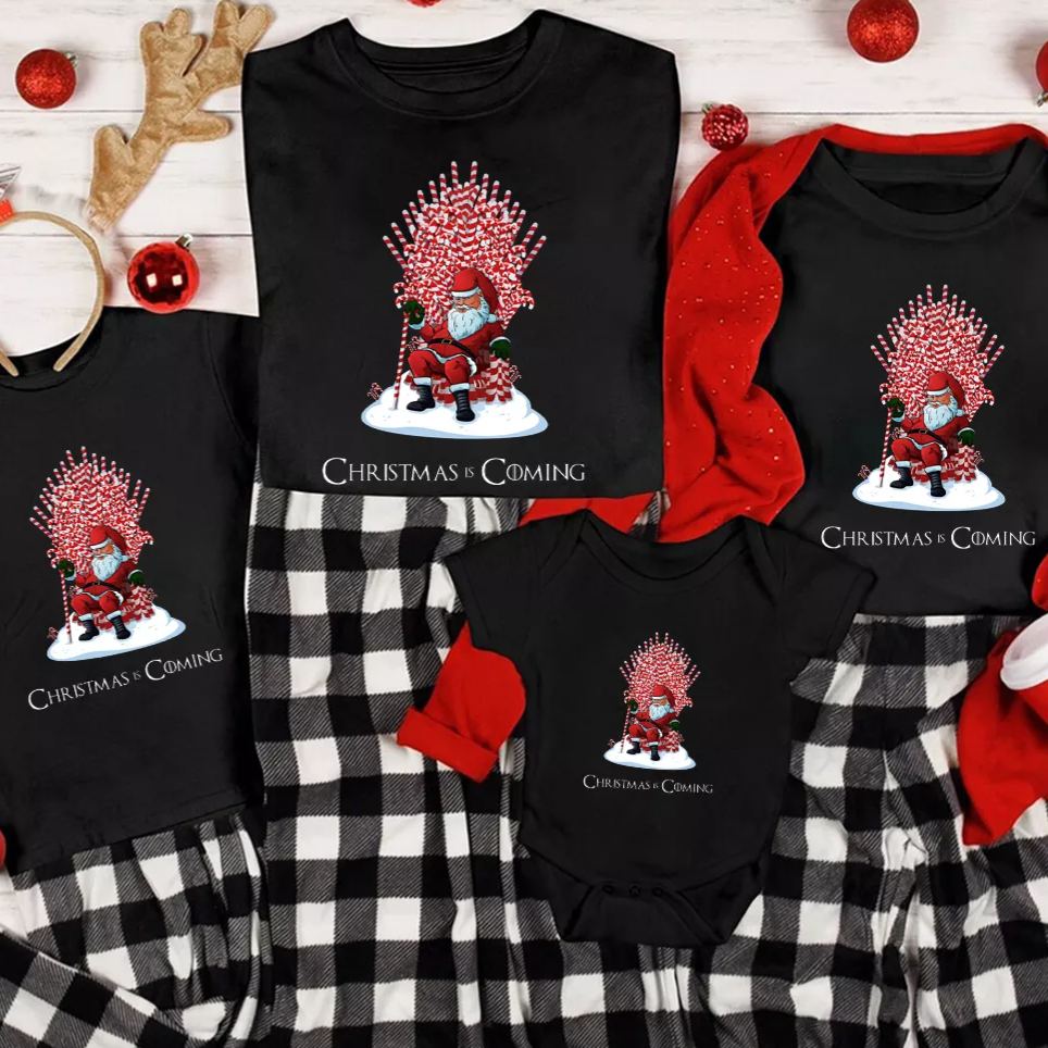 Christmas Coming Family Matching Shirt