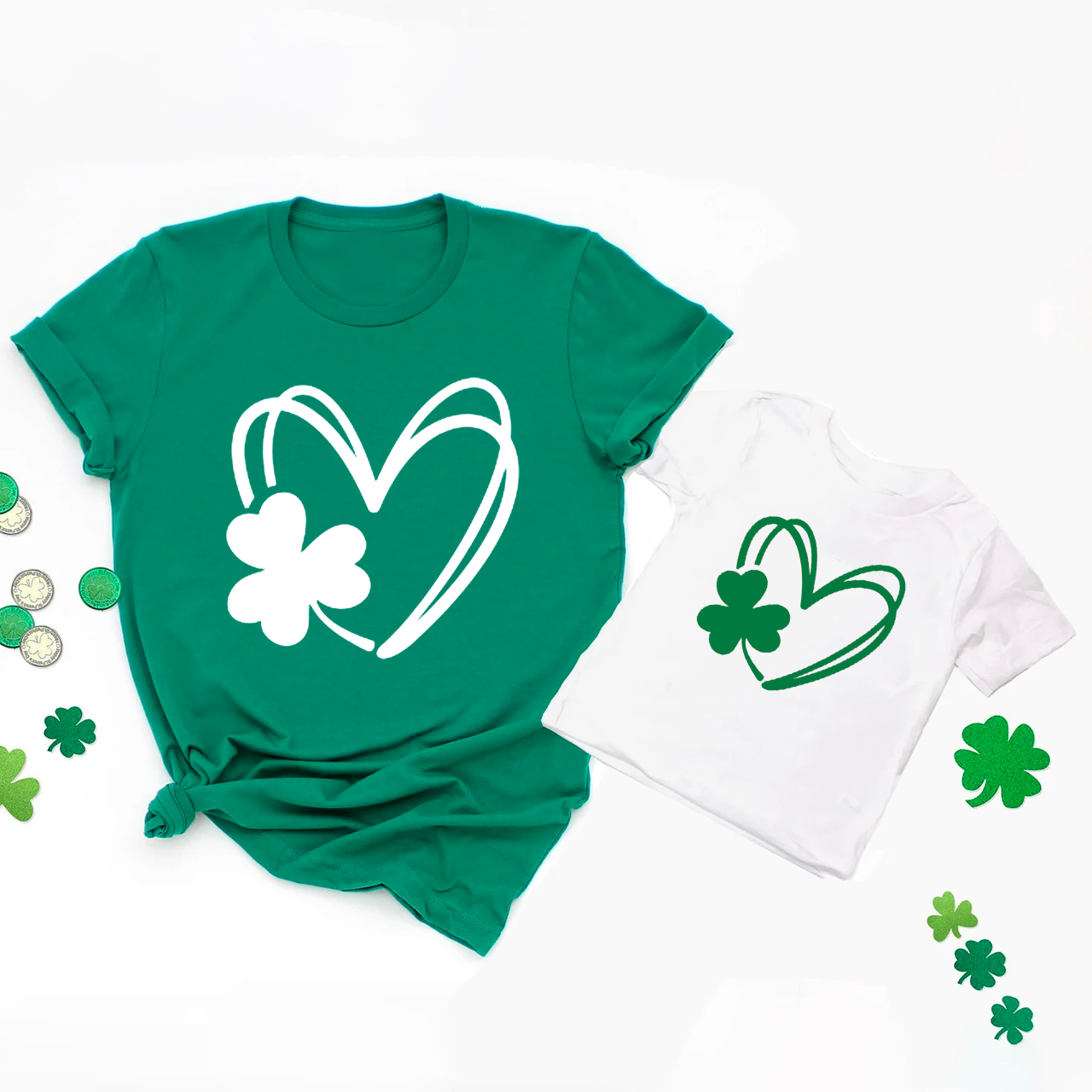 Heart St.Patrick's Day Family Matching Shirt