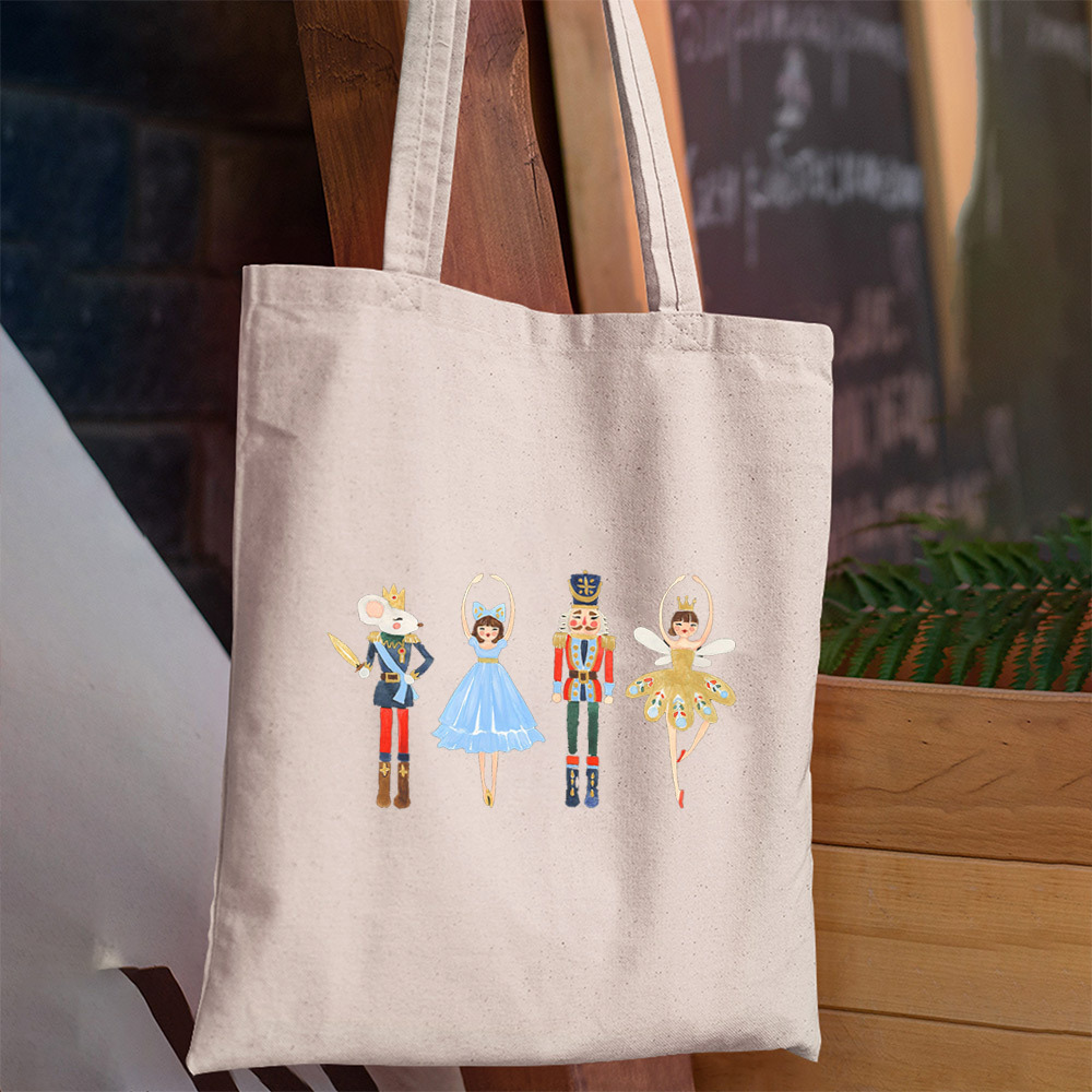 Sugar Plum Fair Christmas Tote Bag