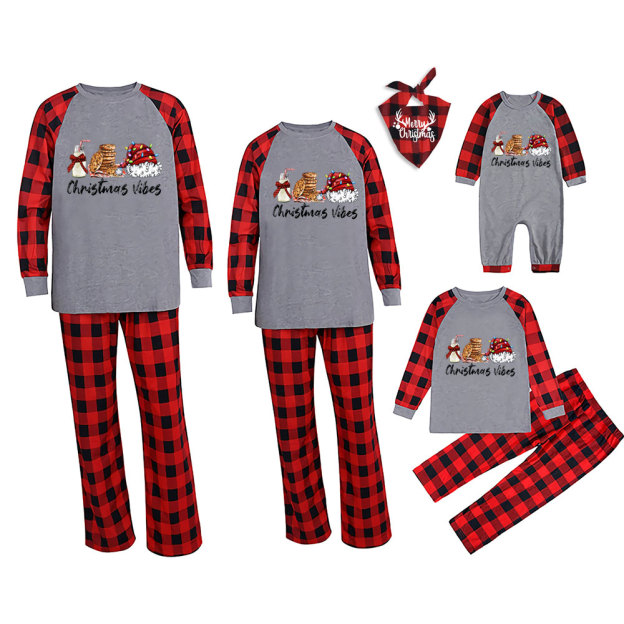 Christmas Cookie Vibes Family Matching Pajamas