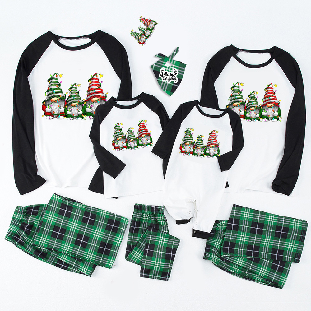Christmas Gnomes Family Matching Pajamas