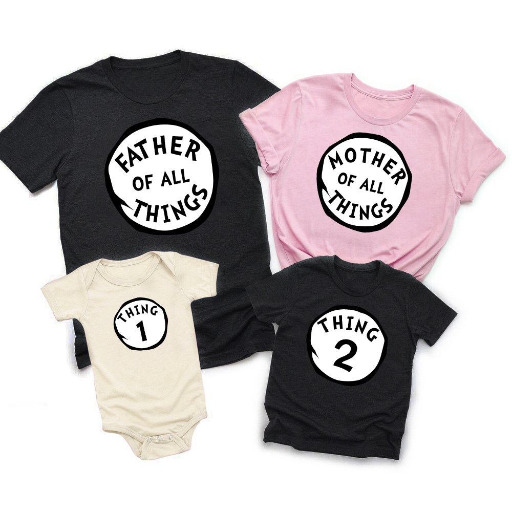 Mother Father Of All Things Personalized Family Matching Shirt