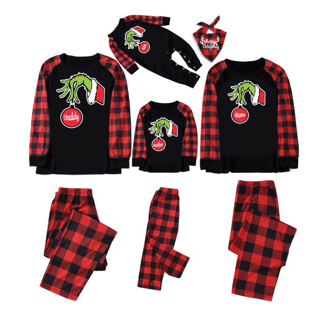 Red Bulb Christmas Family Matching Pajamas