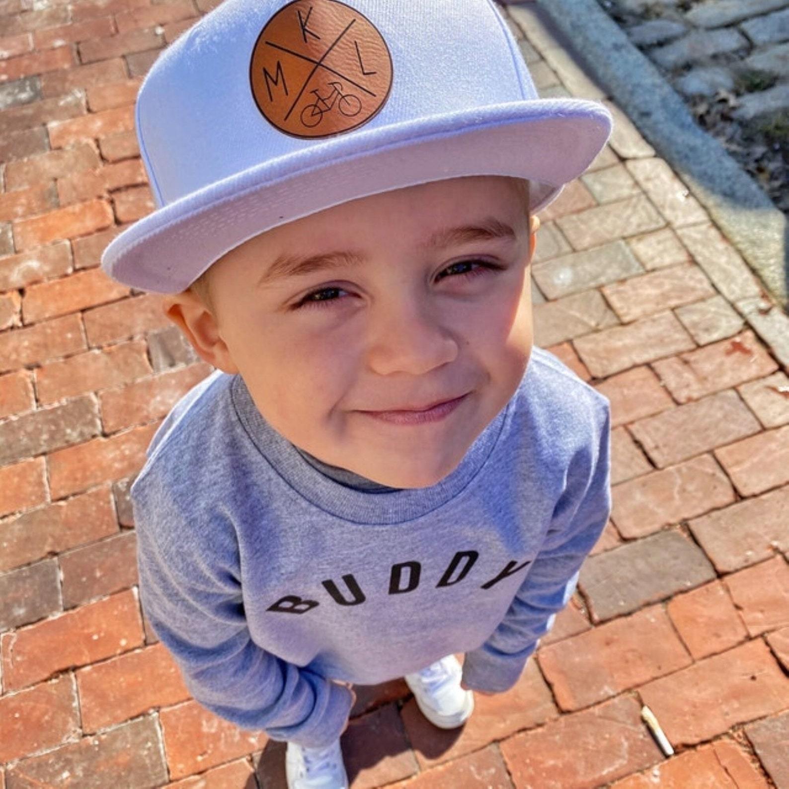 Personalized Circle Initials Patch Infant/Toddler Hat