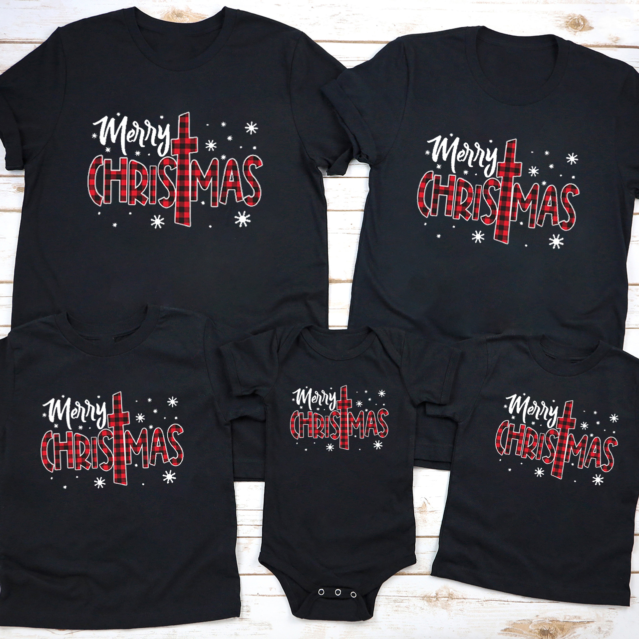 Merry Christmas Christian Family Matching Shirt