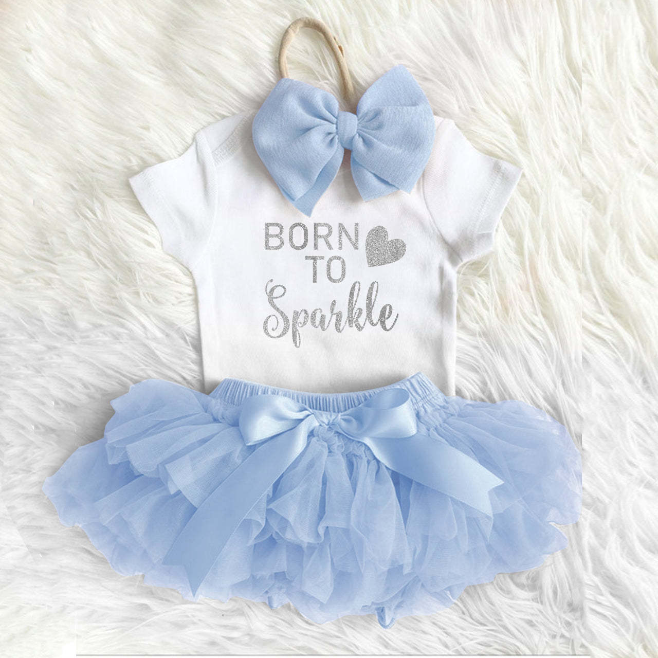 Tutu Baby Girl Oufit Set 0-9M