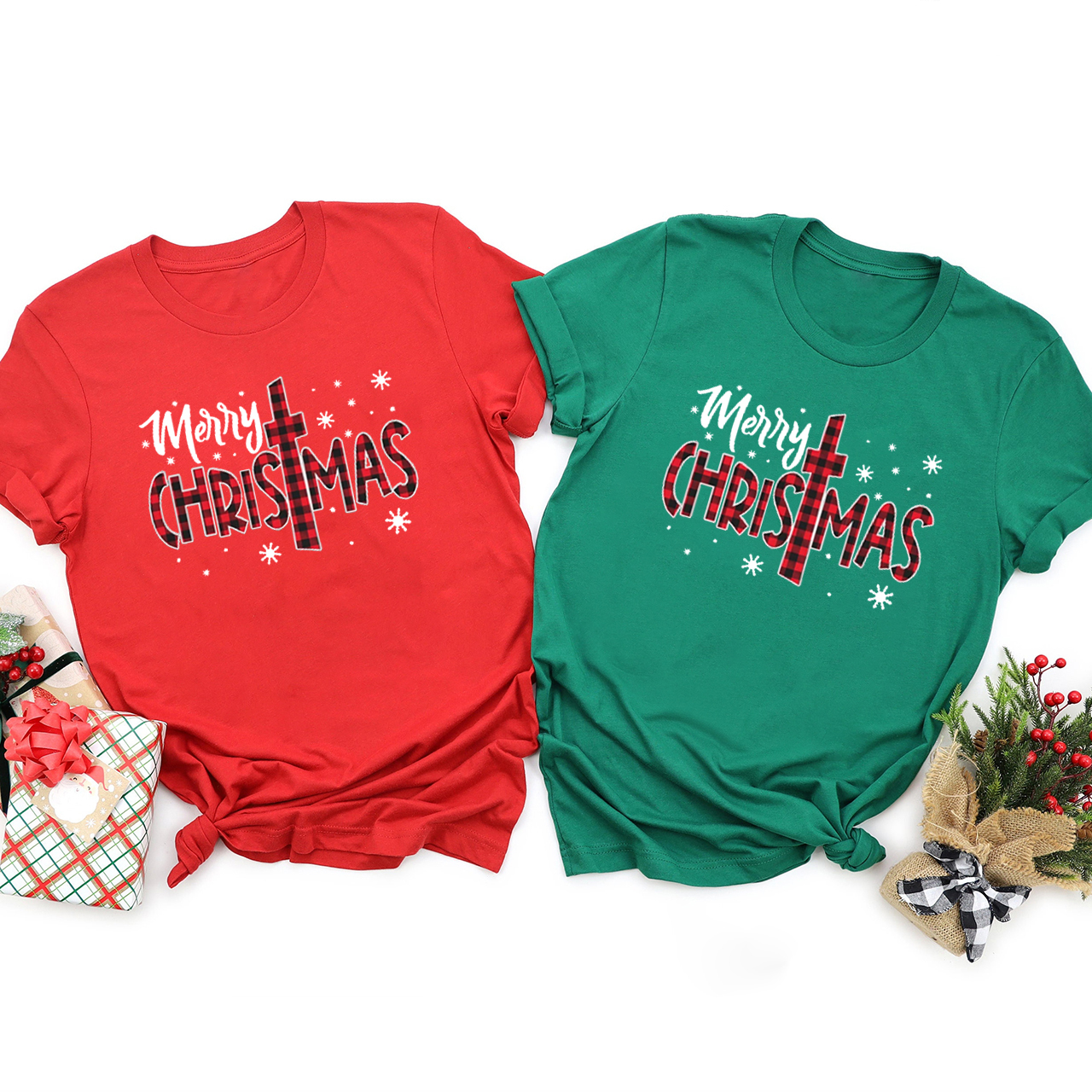 Merry Christmas Christian Family Matching Shirt