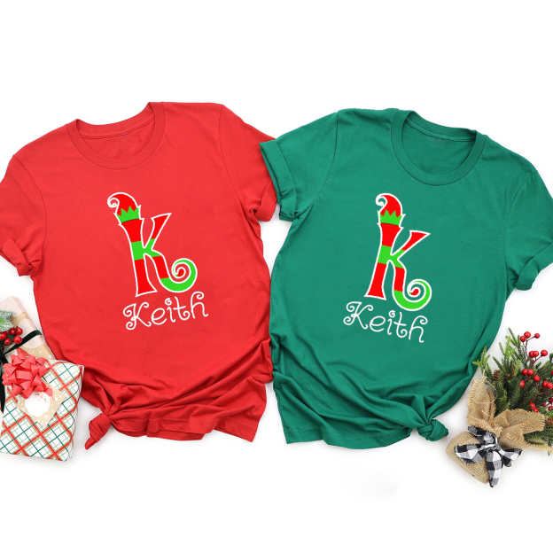 Personalized Christmas Gift Tees For Family Members