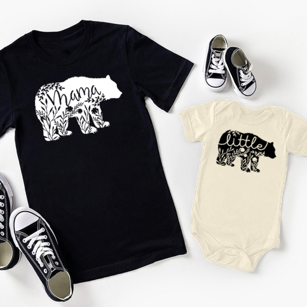 Black Bear Mom&Me Shirt