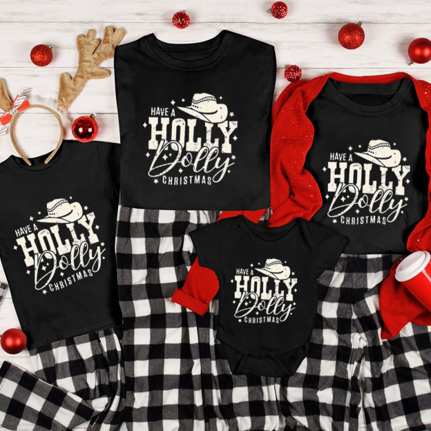 Holly Dolly Christmas Family Shirt
