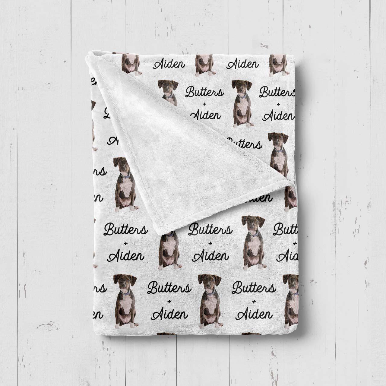 Personalized Pet+ me  Blanket 