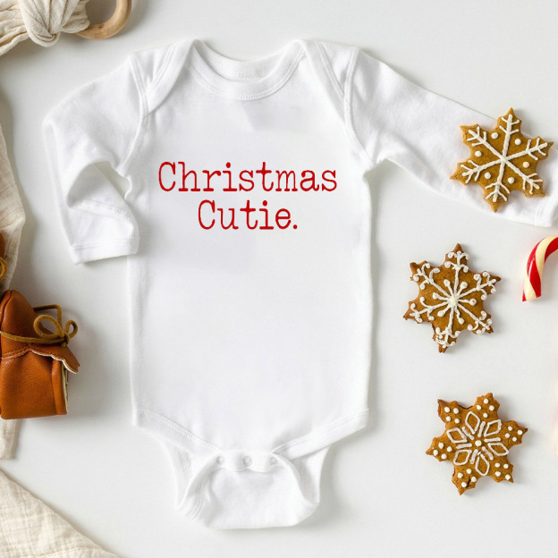 Christmas Cutie Baby Bodysuit