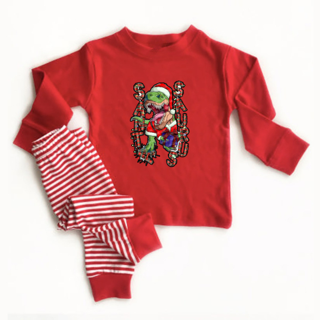 Santa Saurus Kids Loungewear Pajama 