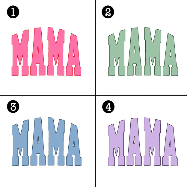 Varsity Letters Mama T-Shirt
