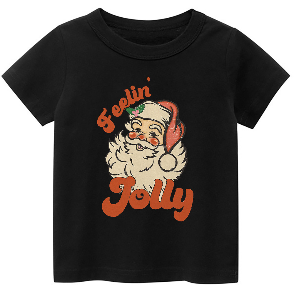 Feelin Jolly Toddler Retro Christmas Shirt