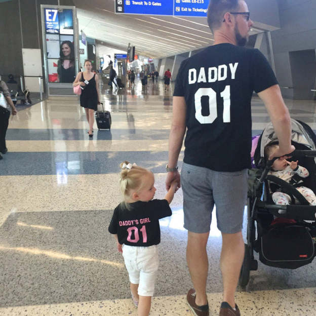 Daddy & Daddy's Girl Shirt & Baby Bodysuit