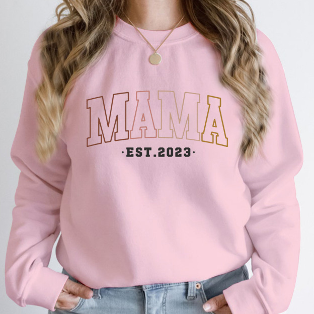 Personalized Mom Life Sweatshirt
