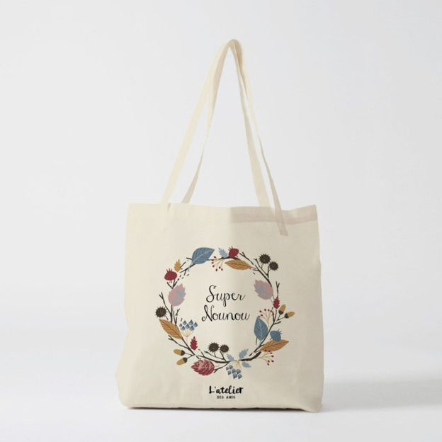 Super Christmas Vintage Color Tote Bag