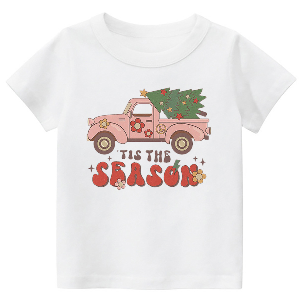 Tis The Season Christmas Toddler Retro Shirt