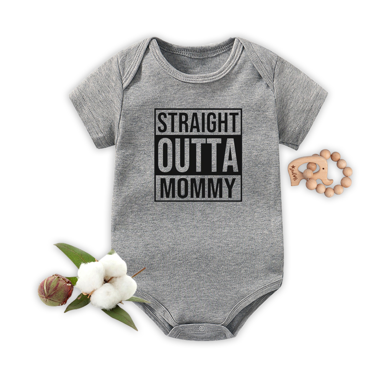 Straight Outta Mommy,Baby Bodysuit