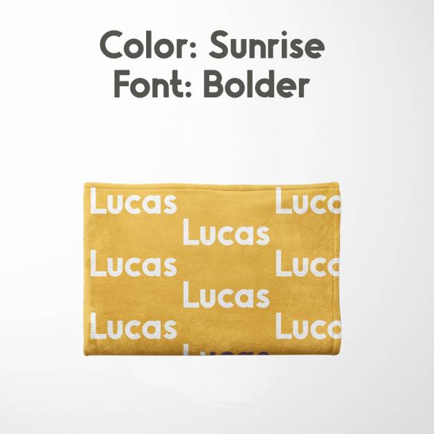 Cozy&Warm Personalized Baby Blanket