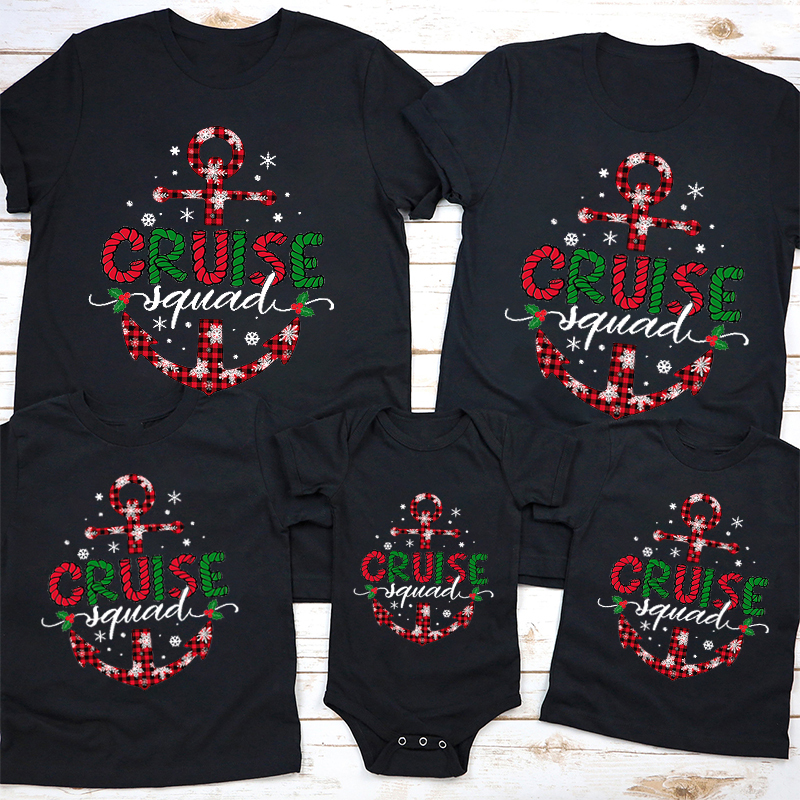 Cruise Squad Christmas Family Matching Shirt