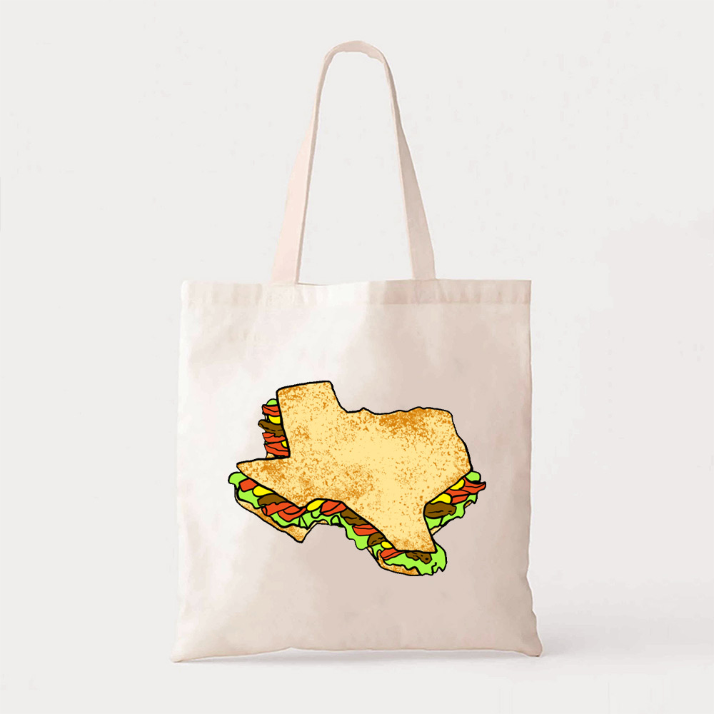 Fajita Map For Texas Food Lovers Tote Bag