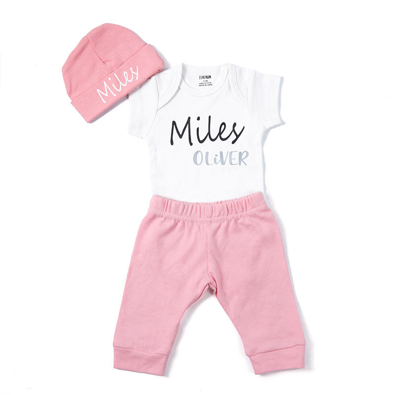 Baby Outfit Sets (Baby Name Personalization)