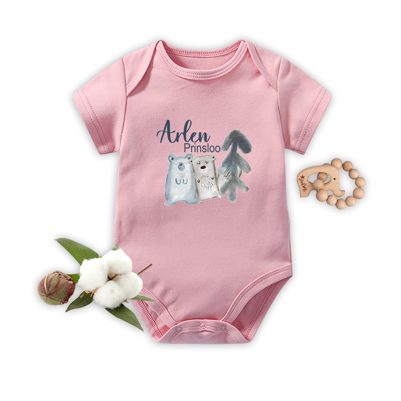 Hop Hop Easter Baby Bodysuit