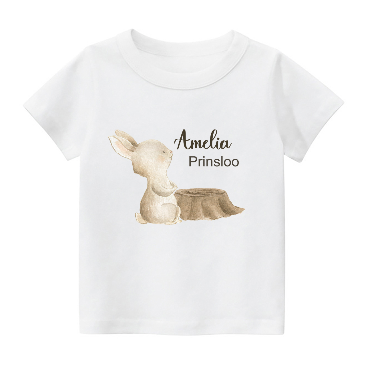 Personalized Meditating Bunny Shirt For Kids