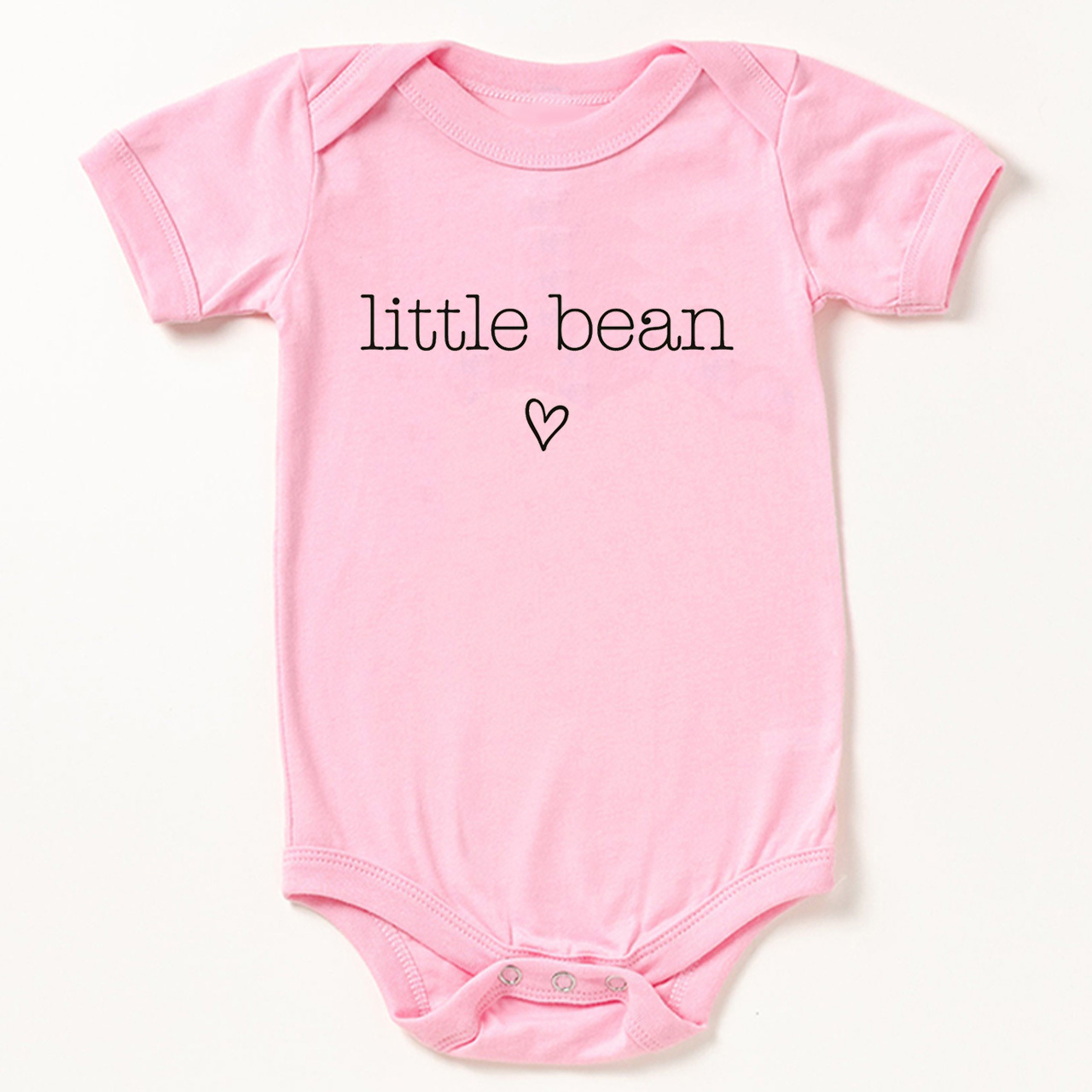 Cute Natural Little Bean Baby Bodysuit