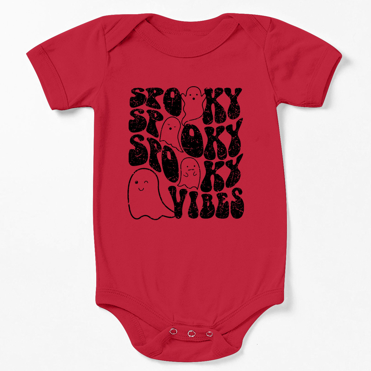 Spooky Vibes Retro Baby Bodysuit