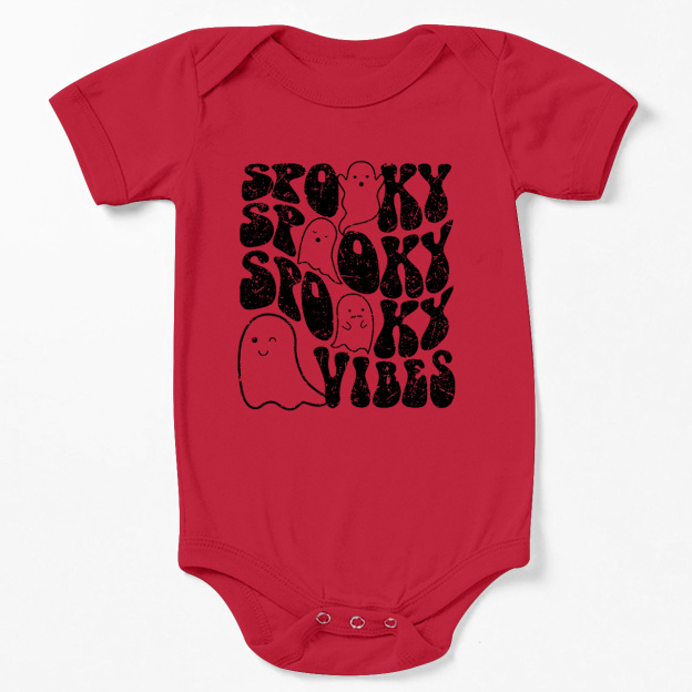 Spooky Vibes Retro Baby Bodysuit
