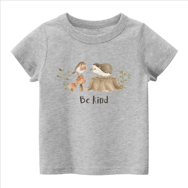Be Kind Hedgehog Friend Kids T-Shirt
