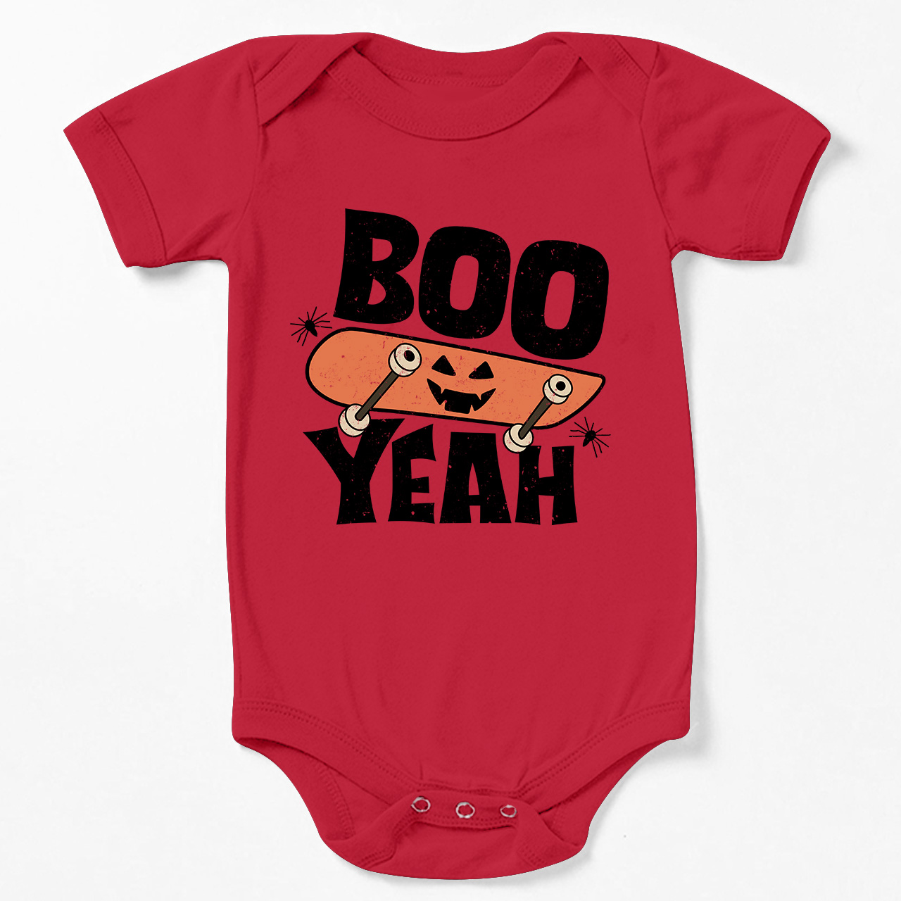 Boo Yeah pumpkin Halloween Baby Bodysuit