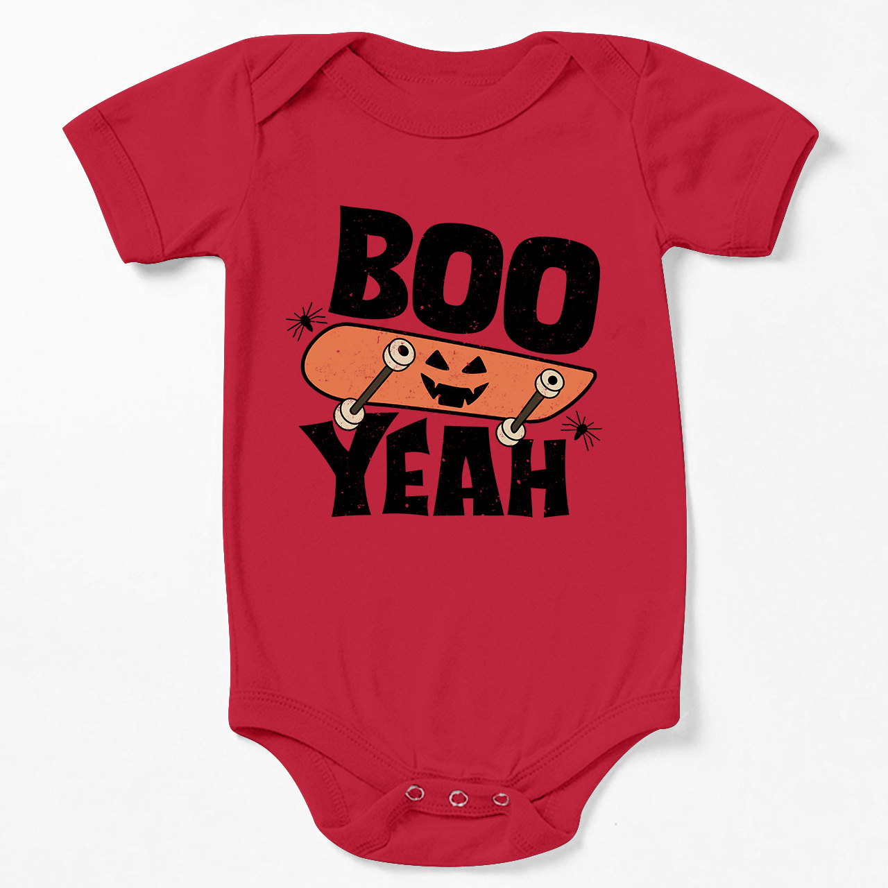 Boo Yeah pumpkin Halloween Baby Bodysuit