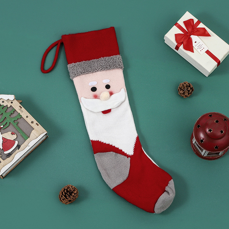  Santa&Snowman Personalized Christmas Cartoon Socks