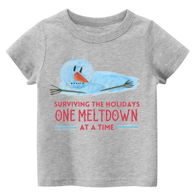 One Meltdown Toddler Christmas Shirt