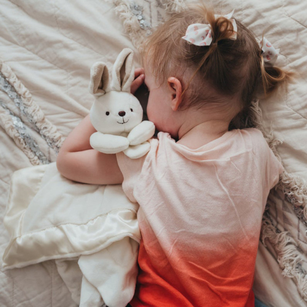 Personalization Baby Rabbit Lovey Security Blanket